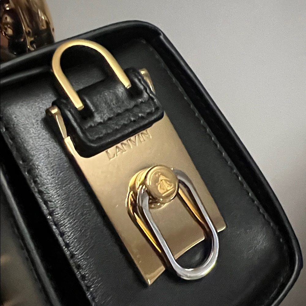 Lanvin Black Pencil Cat Bag- Medium - Picture 3 of 12